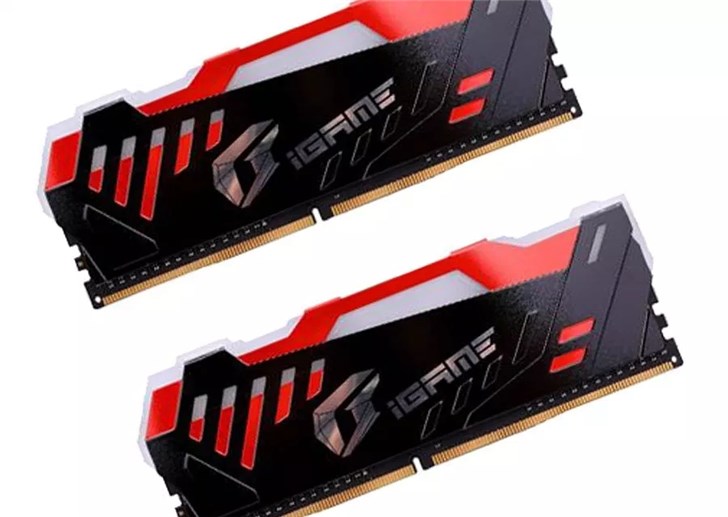 七彩虹正式发布iGame内存条：DDR4-3200，RGB灯光